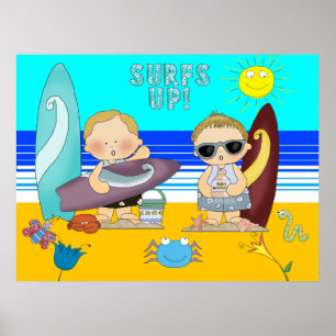 Beach Boys Kinder Poster