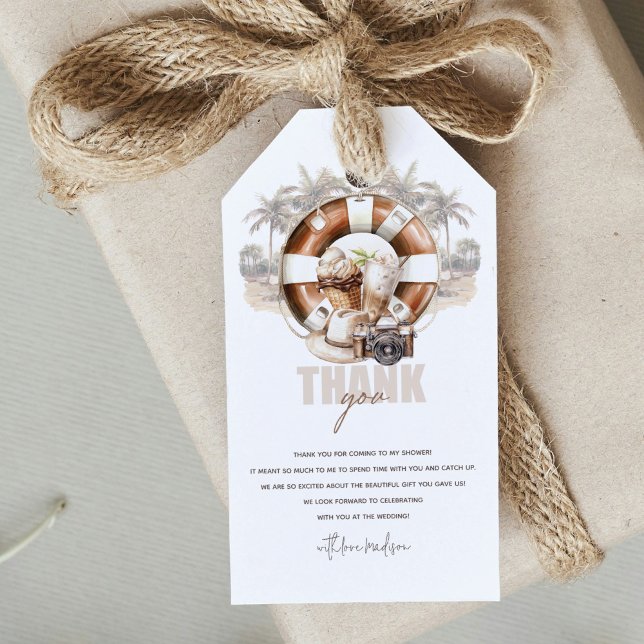 Beach Brautparty Custom Geschenkanhänger (Von Creator hochgeladen)