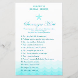 Beach Brautparty Game, Nautical, Meerjungfrau