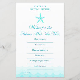 Beach Brautparty Game, Nautical, Meerjungfrau