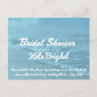 Beach Bridal Dusche Einladung
