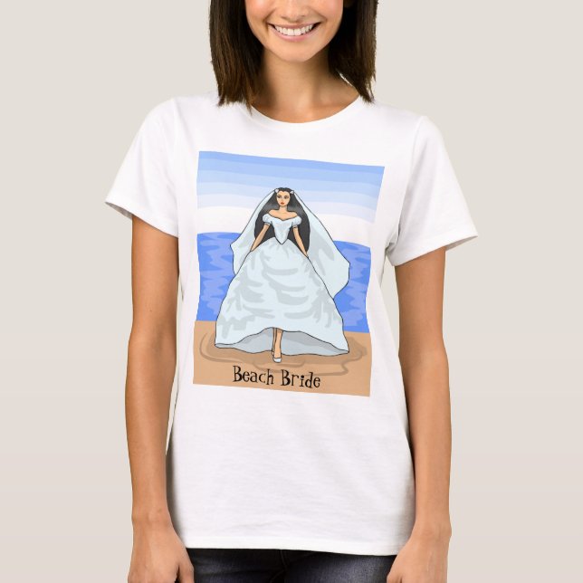 Beach Bride Shirt (Vorderseite)