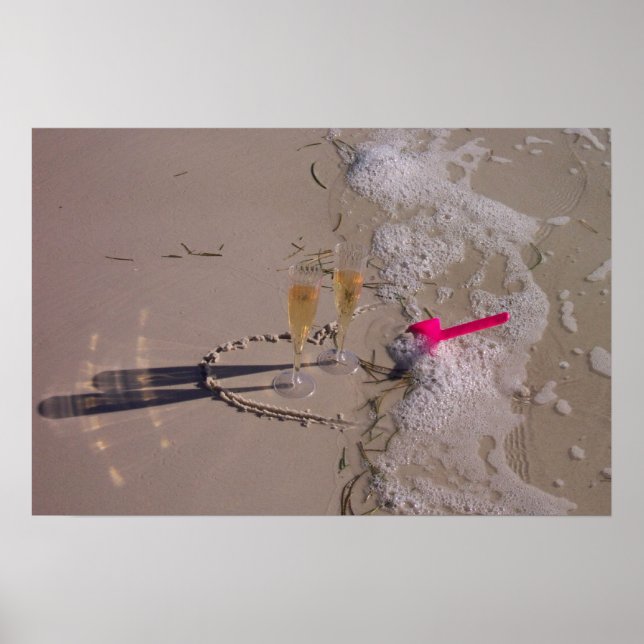 Beach Bubbly by tdgallery Poster (Vorne)