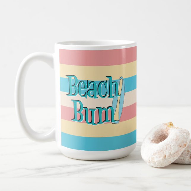 Beach Bum 15 oz. Tasse (Mit Donut)