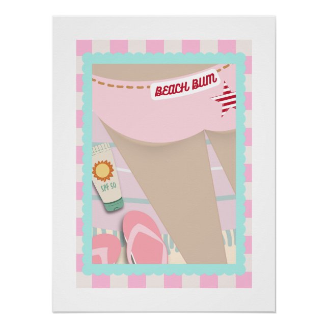 Beach Bum Border 2 Poster (Vorderseite)