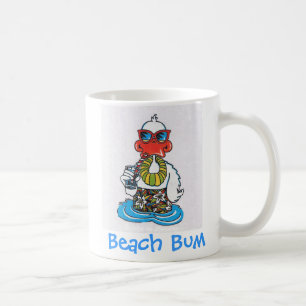Beach Bum Duck Tasse