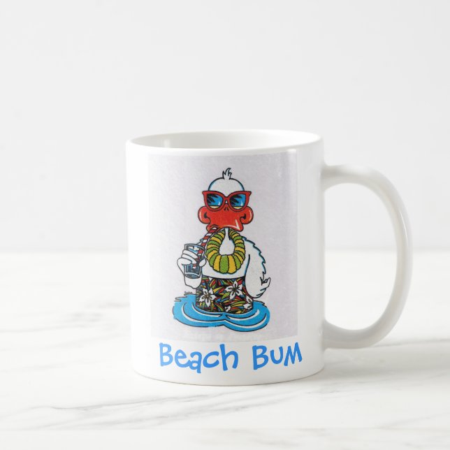Beach Bum Duck Tasse (Rechts)