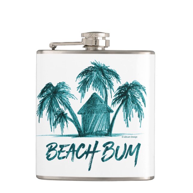 Beach Bum Flask Flachmann (Vorderseite)