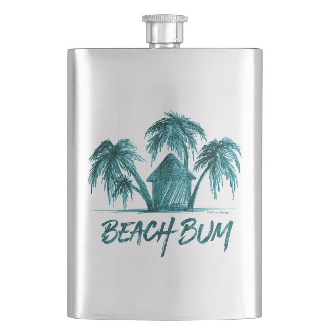Beach Bum Hip Flask Flachmann (Vorderseite)