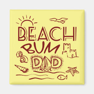 Beach Bum Magnet
