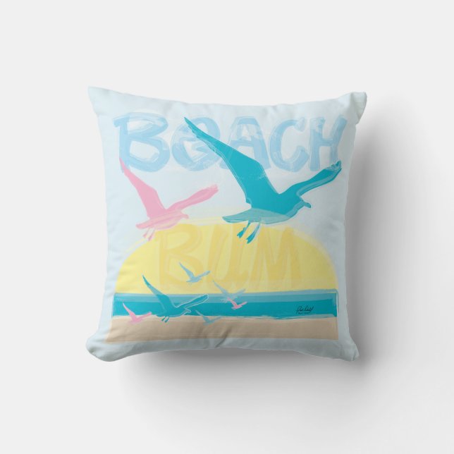 Beach Bum Pillow Kissen (Vorderseite)