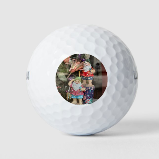 Beach Bum Santa Golfball (Vorderseite)