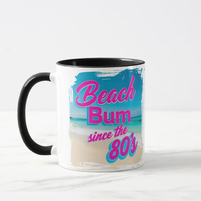 Beach Bum Seit dem 80er Tasse (Links)