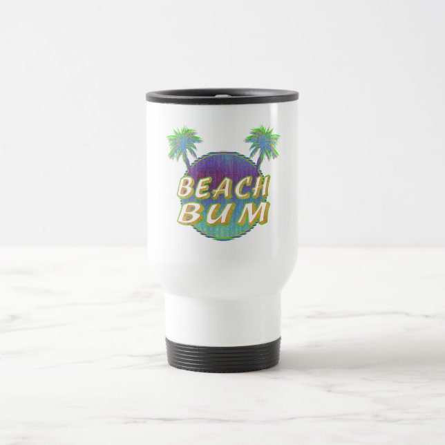 Beach Bum Travel Mug Reisebecher (Mittel)