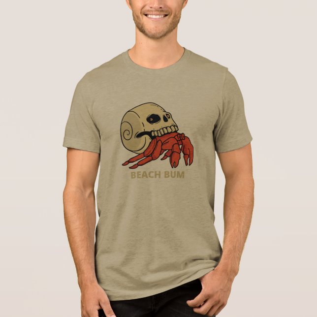 Beach Bum Tri-Blend Shirt (Vorderseite)