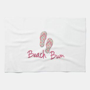 Beach Bum umdrehe Flop Design! Handtuch