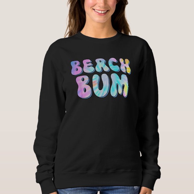 Beach Bum Vintage Trendy Sweatshirt (Vorderseite)