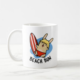 Beach Bun Funny Bunny Puns Kaffeetasse