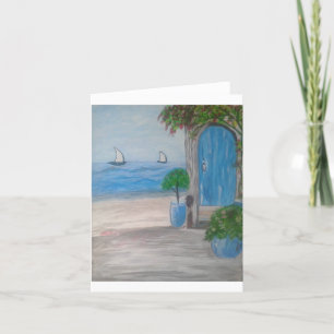 Beach Bungalow Dankeskarte