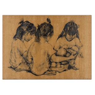 Beach Bunnies Schneidebrett