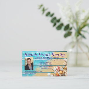 Beach Business Card - Realtor Visitenkarte