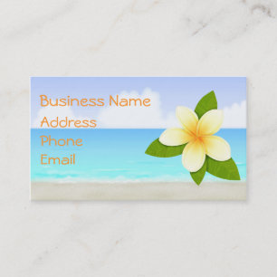 Beach Business Card Visitenkarte