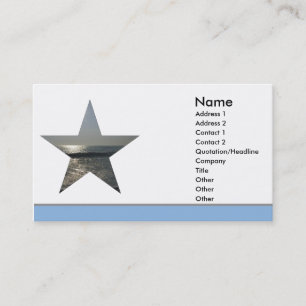 Beach Business Card Visitenkarte