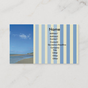 Beach Business Card Visitenkarte
