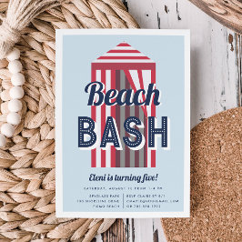 Beach Cabana Geburtstagsparty Einladung