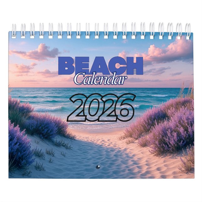 Beach Calendar 2026 Kalender (Titelbild)