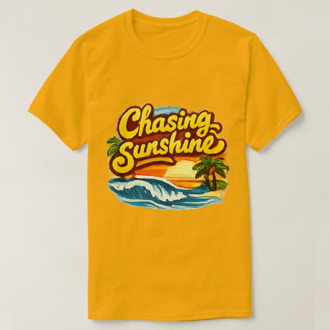 Beach Chasing Sunshine Tee (Design vorne)