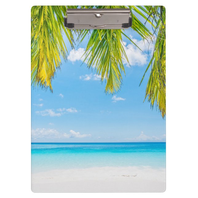 Beach Clipboard Klemmbrett (Vorderseite)