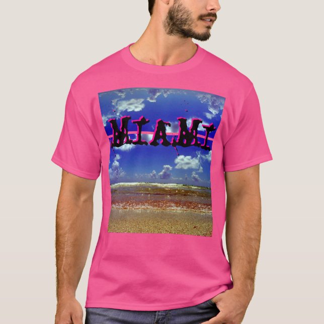 ~Beach Clouds~ MIAMI T-SHIRT. T-Shirt (Vorderseite)