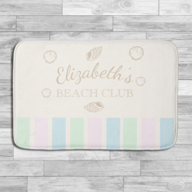 Beach Club Birthday Badematte (Von Creator hochgeladen)