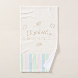 Beach Club Birthday Handtuch