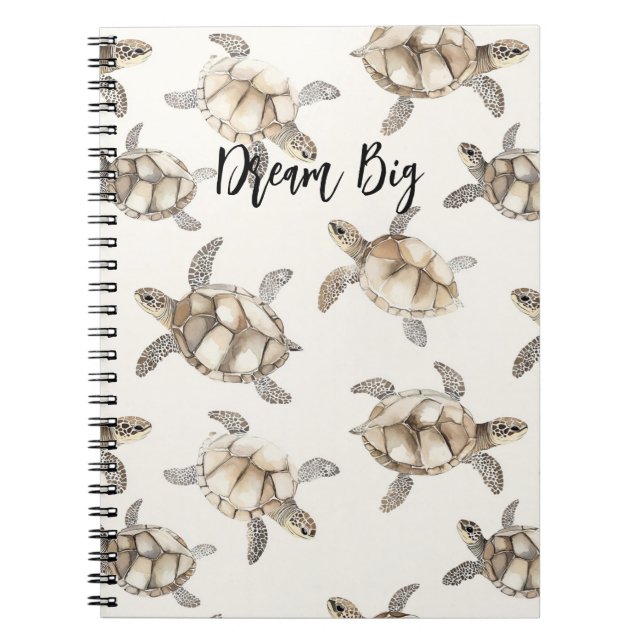 Beach Coast Ocean Sea Turtles Notizblock (Vorderseite)
