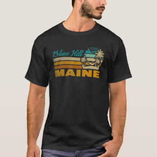Beach Coastal City Vacation Souvenir Blue Hill T-Shirt