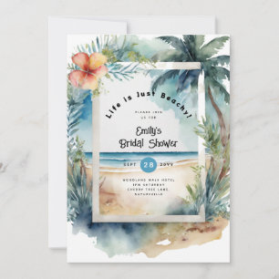 Beach Coastal Ocean BABYSHOWER GEBURTSTAG WEDD Einladung