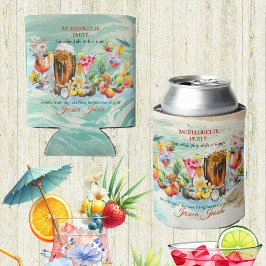 Beach Cocktails Tropische Früchte Junggeselinnen-A Dosenkühler