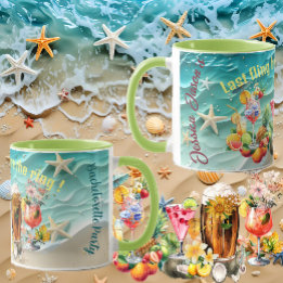 Beach Cocktails Tropische Früchte Junggeselinnen-A Tasse