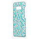 Beach Coral Reef Muster Nautical White Blue Case-Mate Samsung Galaxy Hülle (Hinten/Links)