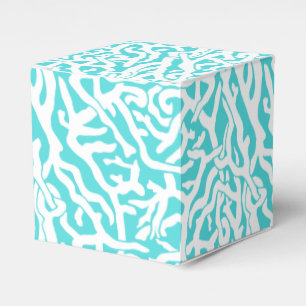 Beach Coral Reef Muster Nautical White Blue Geschenkschachtel