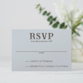 Beach Couple RSVP Karte