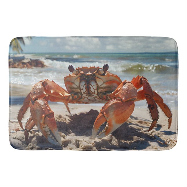 Beach Crab Bath Mat Badematte (Vorderseite)