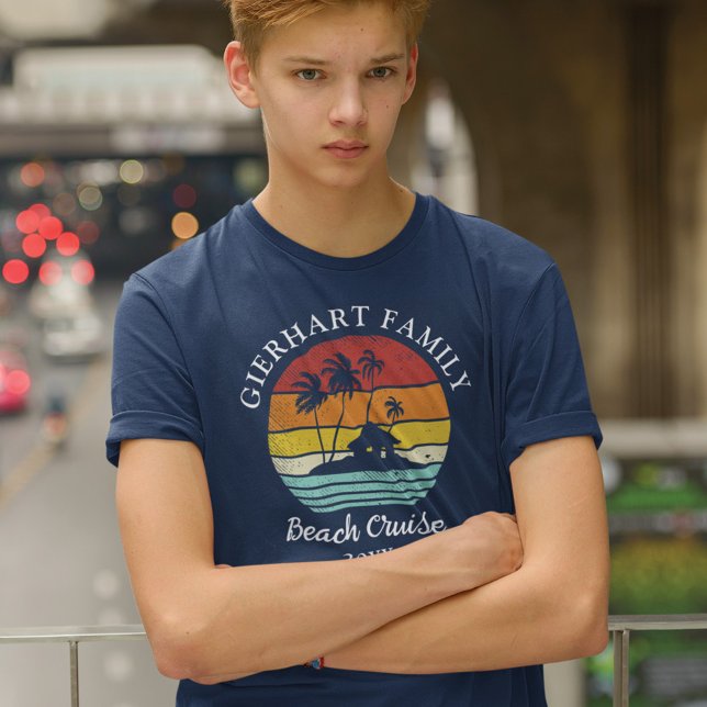 Beach Cruise Family Wiedersehen Son Matching Tri-Blend Shirt (Von Creator hochgeladen)