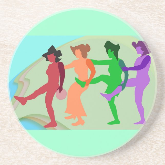 Beach Dance Untersetzer (Vorne)