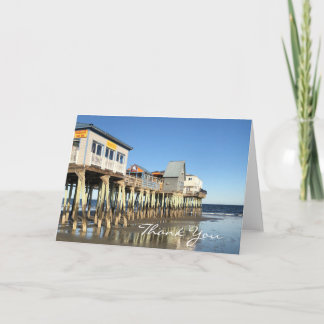 Beach-Danke-Hinweis Karte