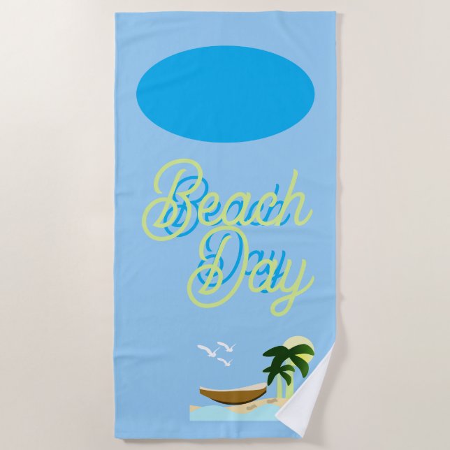 Beach day beach towel strandtuch (Vorderseite)