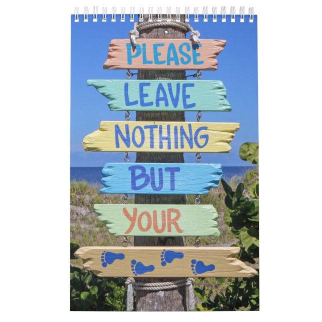 Beach Day, Sun Surf Sand Calendar Kalender (Titelbild)