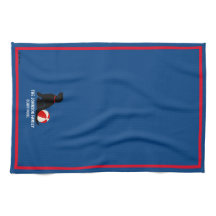 Beach Days Black Retriever Dog Küchentuch